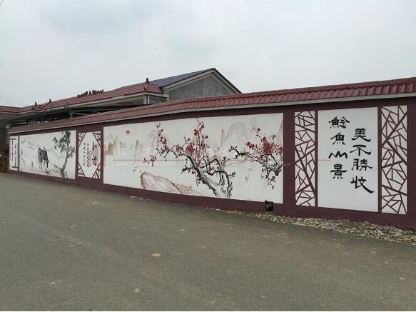 農(nóng)村文化墻墻體彩繪圖片