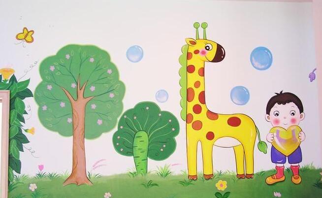 幼兒園文化墻彩繪制作效果圖