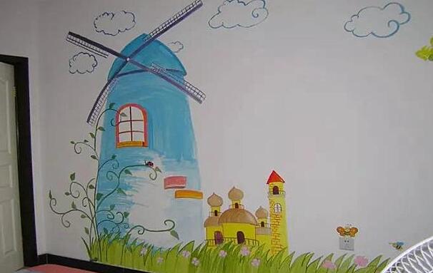 幼兒園文化墻彩繪制作效果圖