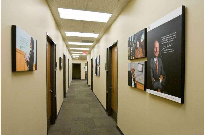 招標公司企業文化墻制作效果圖