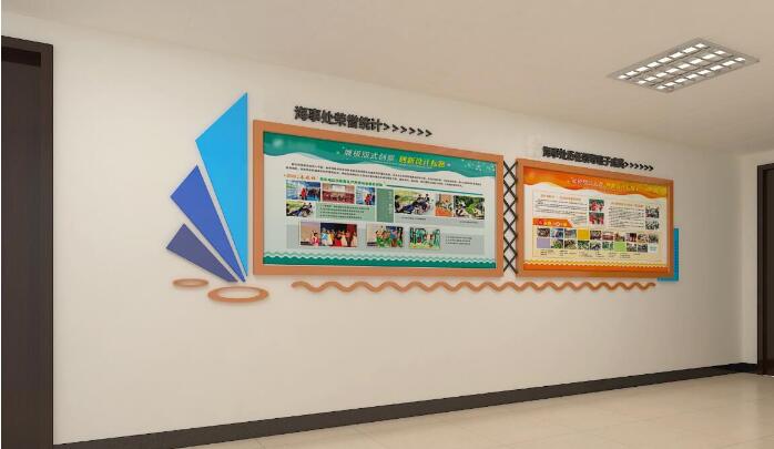 招標公司企業文化墻制作效果圖