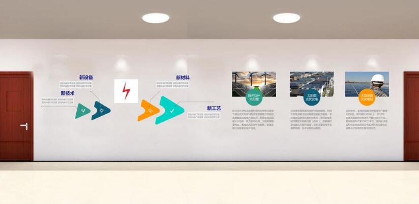 環(huán)保公司企業(yè)文化墻制作