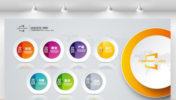 創(chuàng)意立體文化墻制作效果圖