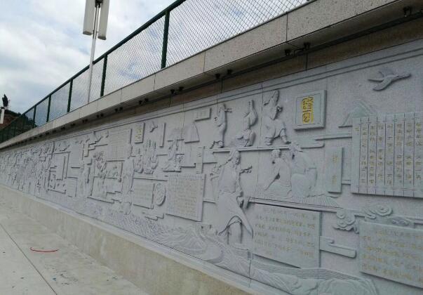 創意校園浮雕文化墻制作效果圖