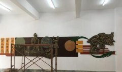 創(chuàng)意校園浮雕文化墻制作效果圖