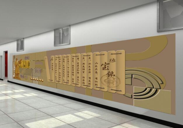 創意校園浮雕文化墻制作效果圖