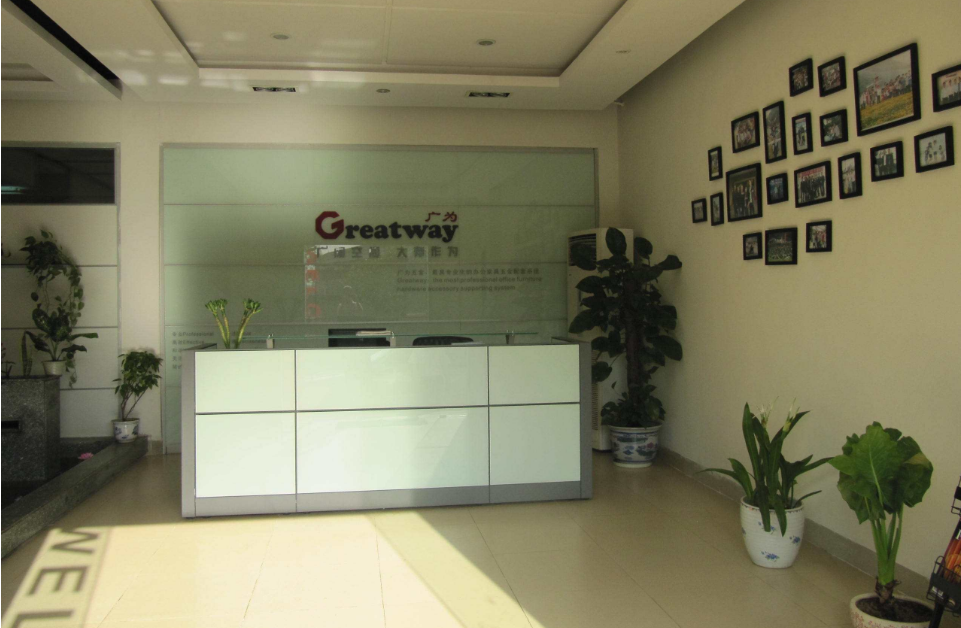 企業公司進門logo形象墻裝修效果圖