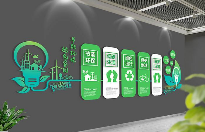 環(huán)保文化墻圖片