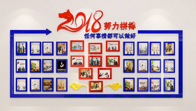 社區文化墻定制立體雕刻造型背景墻pvc亞克力展板