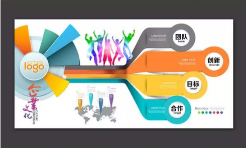 大型創意立體企業文化墻公司形象墻設計