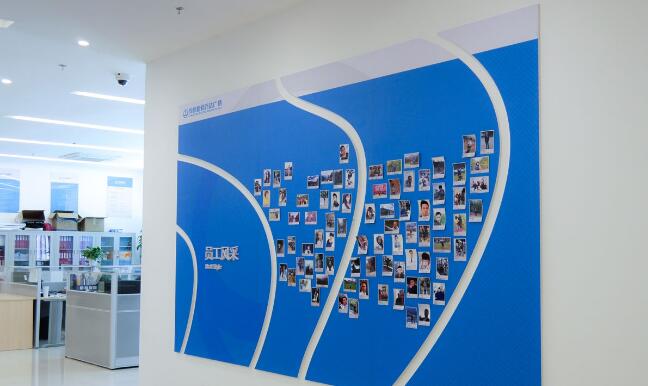 創(chuàng)意辦公室文化墻的制作效果圖