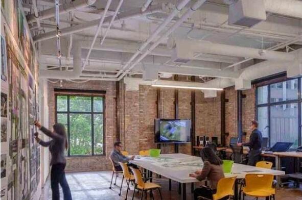 創(chuàng)意辦公室文化墻的制作效果圖