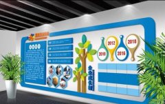 企業(yè)辦公室文化墻的制作效果圖