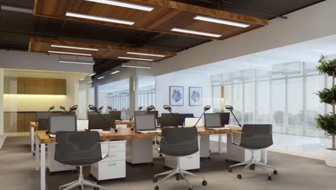 企業辦公室文化墻的制作效果圖