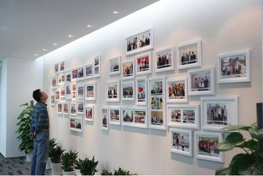 企業(yè)員工文化墻的制作效果圖