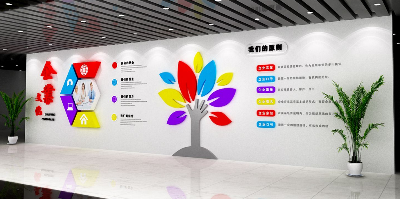 企業文化墻效果圖2
