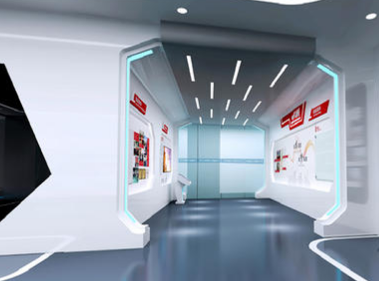 展廳設計效果圖 企業文化墻 