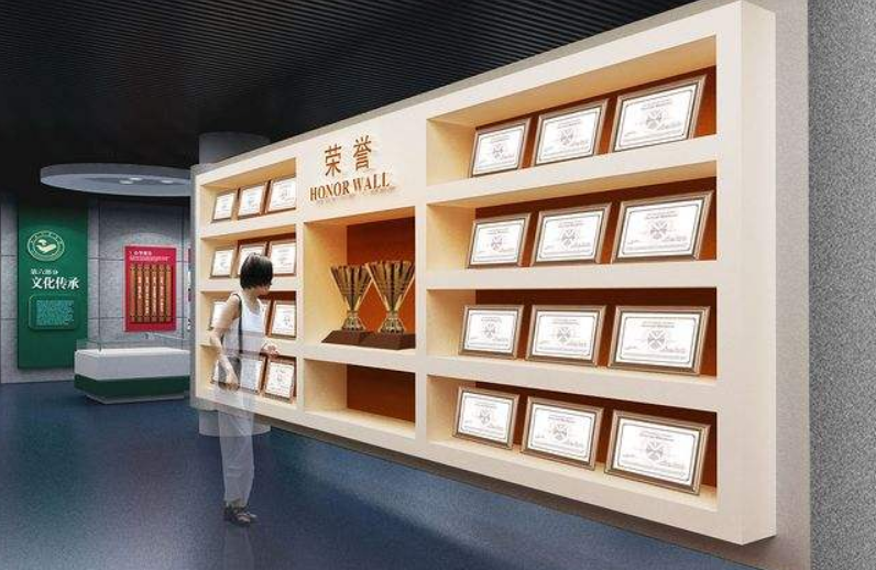 展廳設計效果圖 企業文化墻 展館設計欣賞