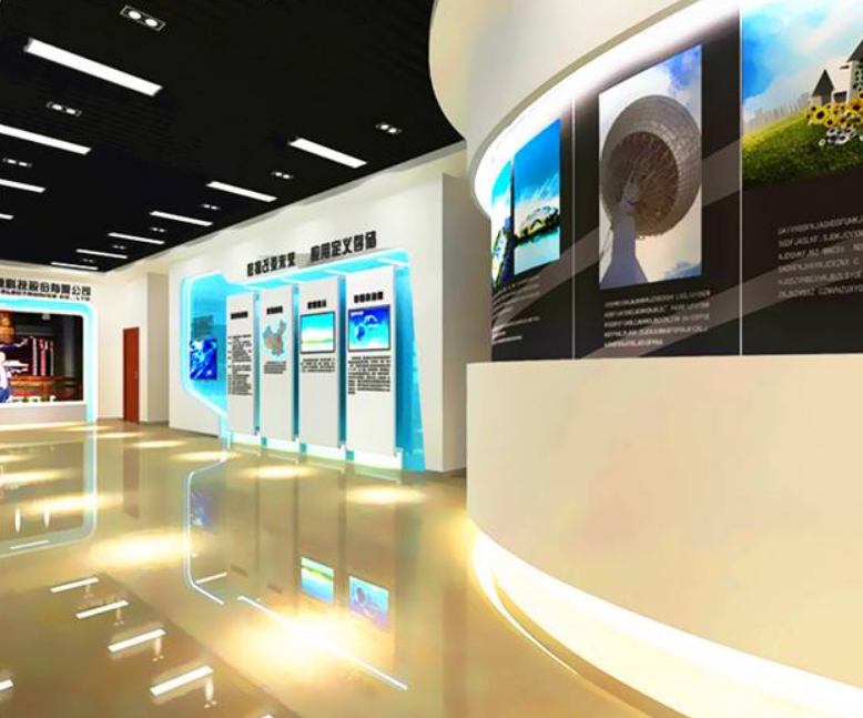 企業展廳設計展館文化墻效果圖