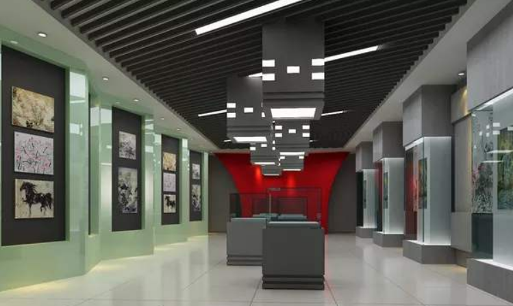 企業榮譽墻展廳設計公司文化墻創意效果圖