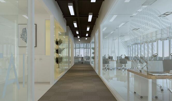 辦公室走廊文化墻制作效果圖