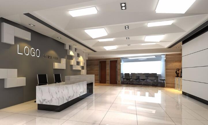 網(wǎng)絡(luò)公司前臺(tái)文化墻制作效果圖