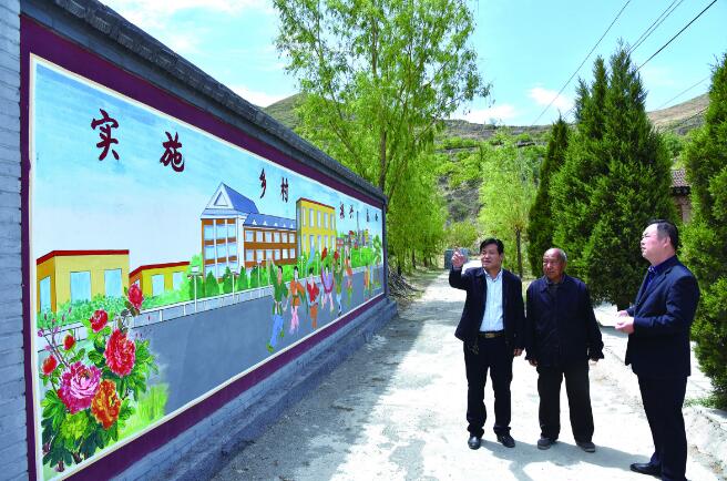 鄉村黨建文化墻制作效果圖