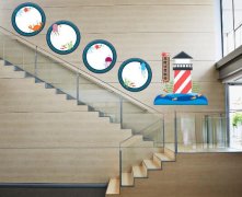 簡(jiǎn)約學(xué)校文化墻制作