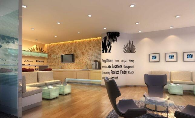 簡約辦公室文化墻制作