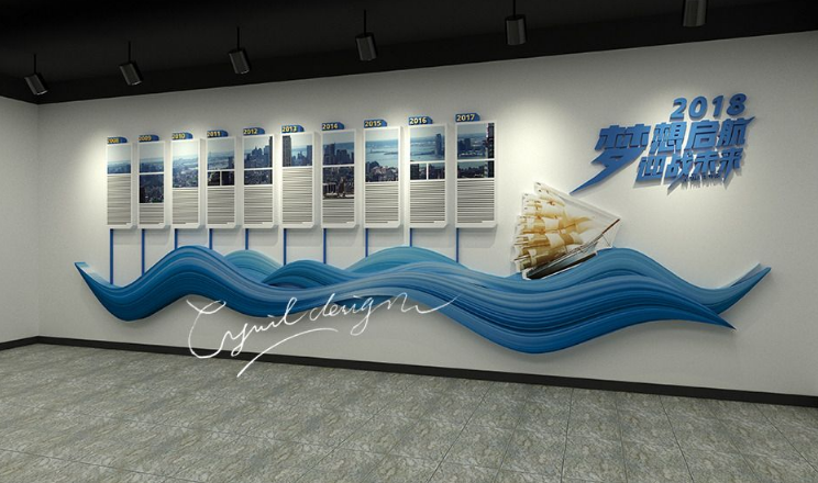 通用古典企業(yè)文化墻形象墻