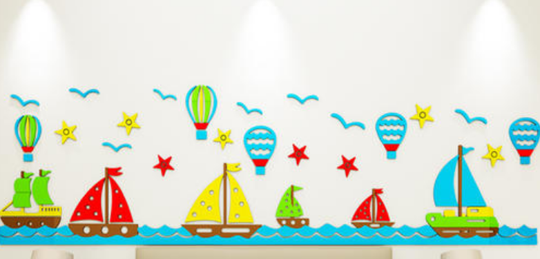 清新高端藍(lán)色企業(yè)文化墻背景設(shè)計(jì) 