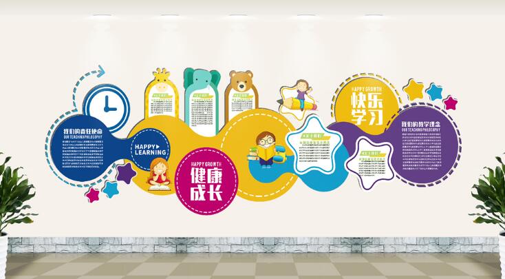 幼兒園文化墻制作效果圖