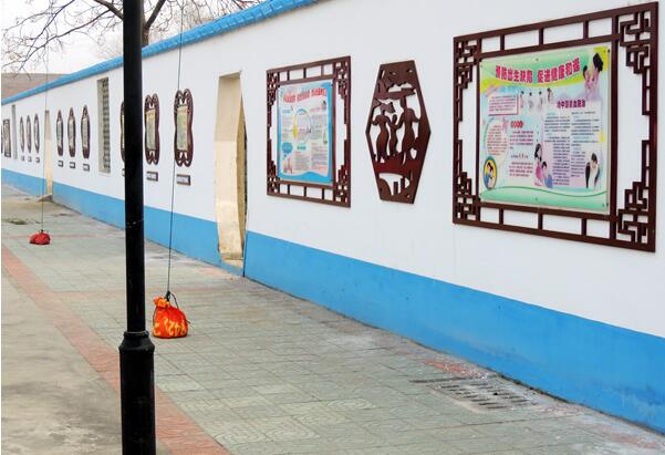 簡約鄉村文化墻制作效果圖