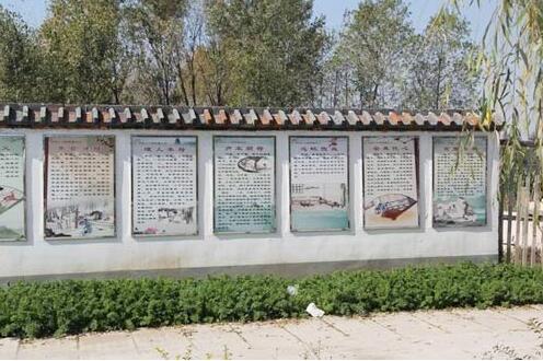 社區國學文化墻制作效果圖