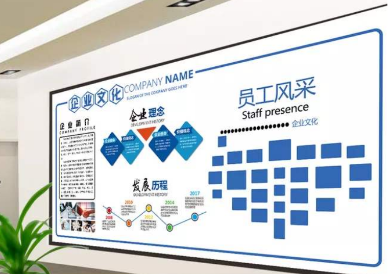 微立體企業(yè)文化墻活動(dòng)室照片墻展示