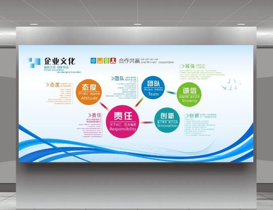 企業宣傳文化墻設計制作