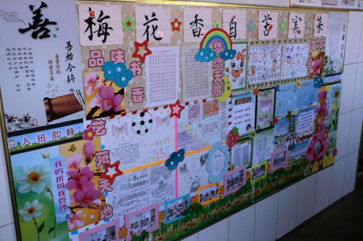 創意立體班級文化墻制作效果圖