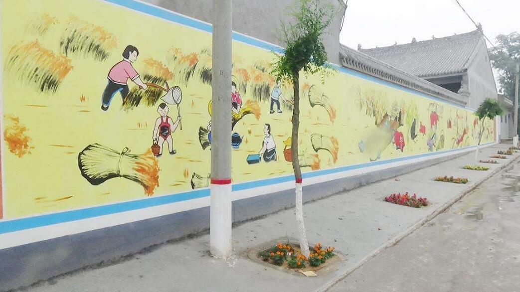 社區街道文化墻制作效果圖