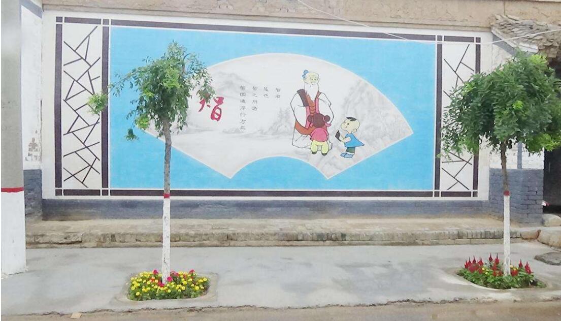 社區街道文化墻制作效果圖