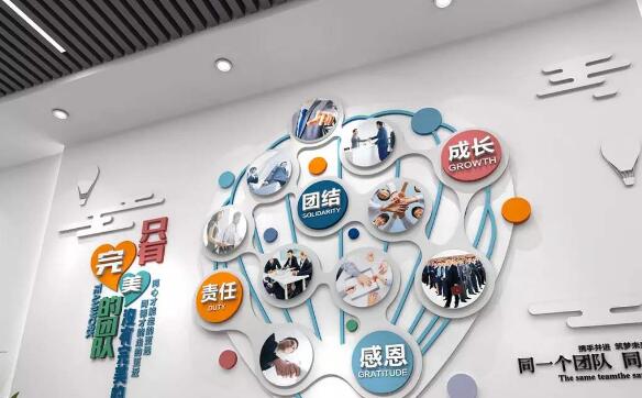 創意員工文化墻制作效果圖