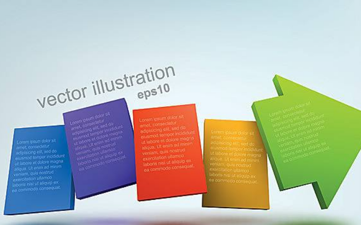 幾何圖形炫彩簡約通用企業(yè)文化墻制作