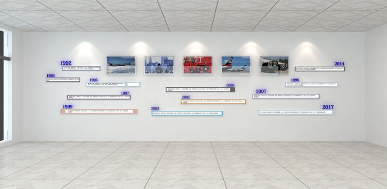 走廊文化墻制作效果圖