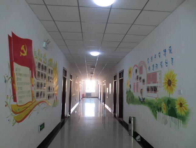 走廊文化墻制作效果圖