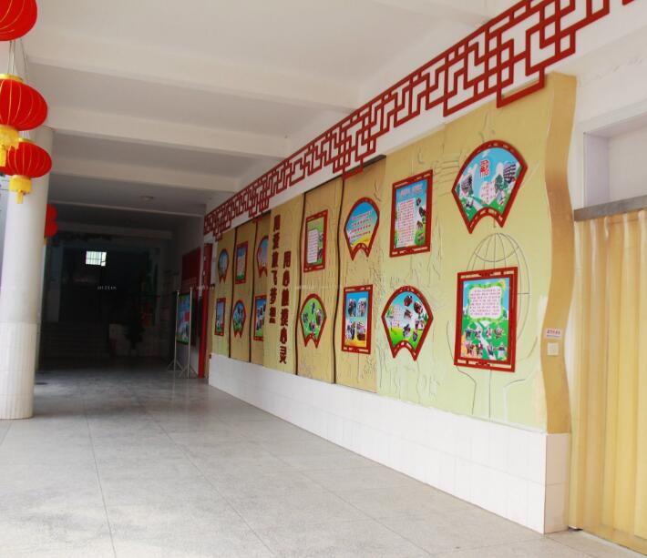 走廊文化墻制作效果圖