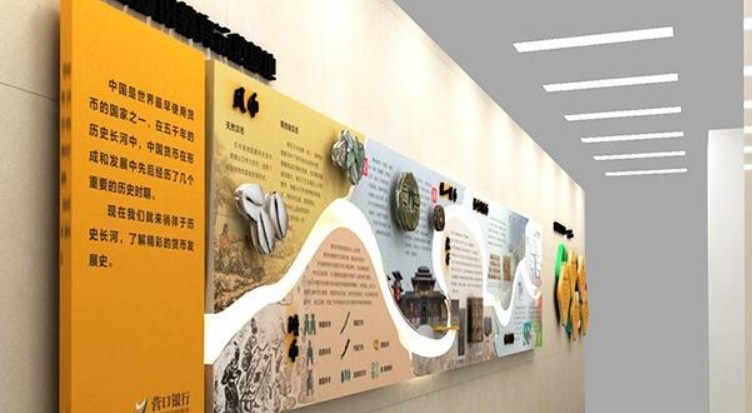 企業單位文化墻背景設計模板