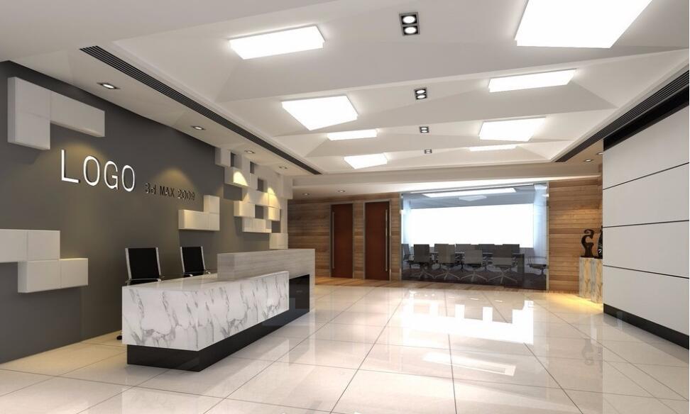 公司創意前臺文化墻制作效果圖