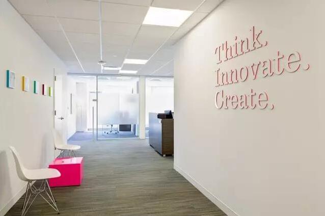 公司創(chuàng)意辦公室文化墻制作效果圖