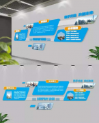 企業動感文化墻效果圖