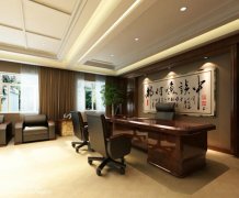 董事長辦公室文化墻制作效果圖