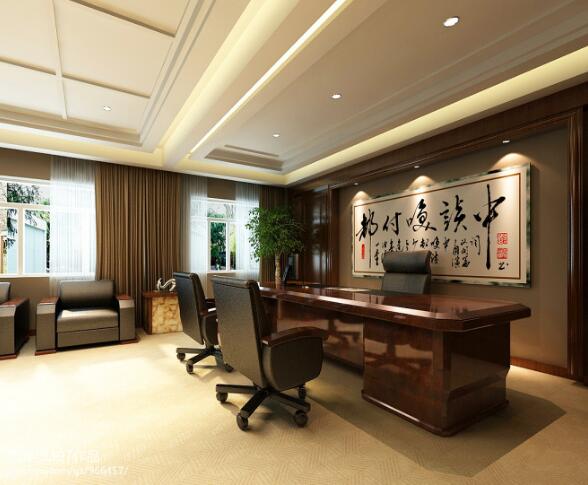 董事長辦公室文化墻制作效果圖